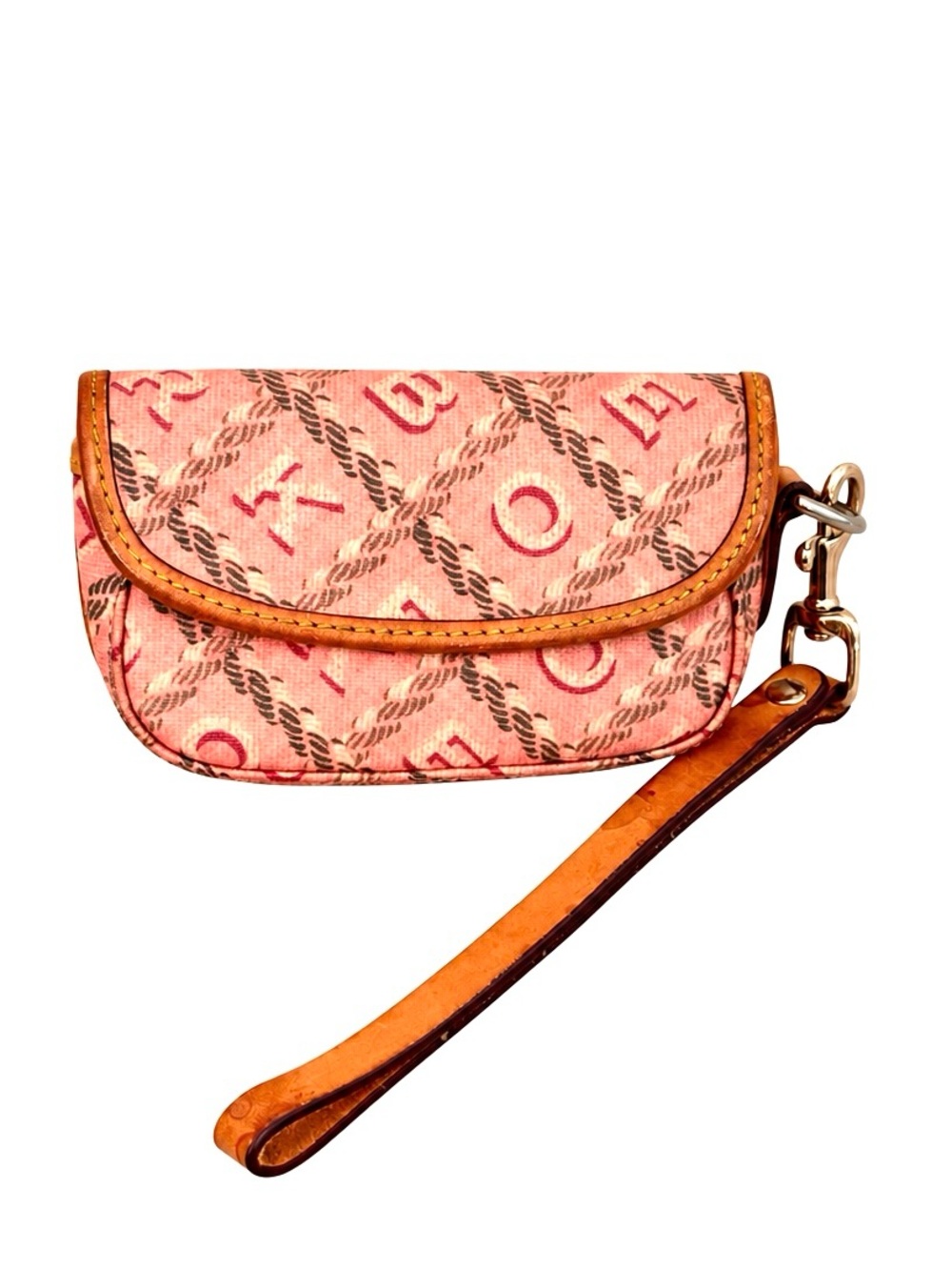 Dooney & Bourke Vintage Y2K Pink Graffiti Wristlet
